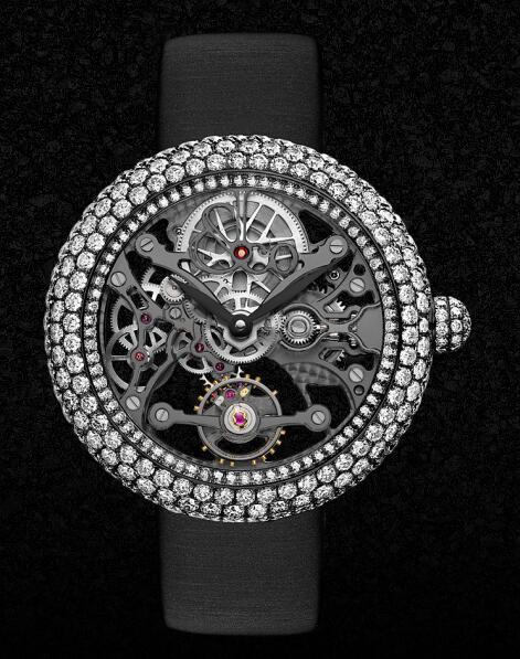 Replica Jacob & Co. BRILLIANT SKELETON JEWELRY WHITE GOLD WITH BLACK DLC TREATMENT watch BS531.31.RD.AK.A price